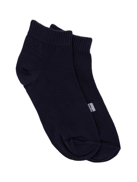 

Puma Unisex Navy Blue Solid Ankle-Length Socks