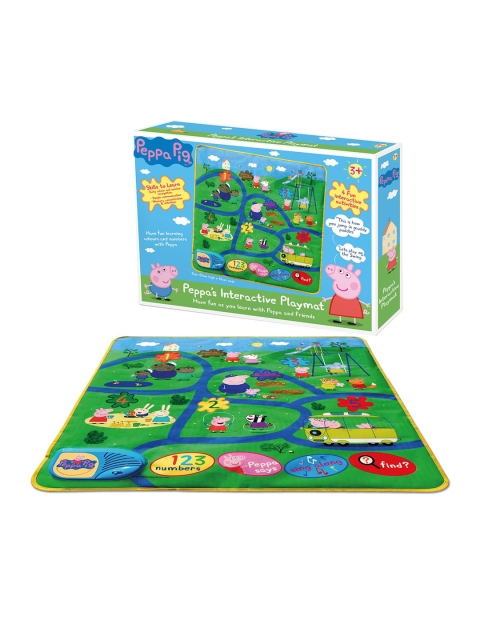 

Peppa Pig Kids Unisex Green & Blue Printed Playmat