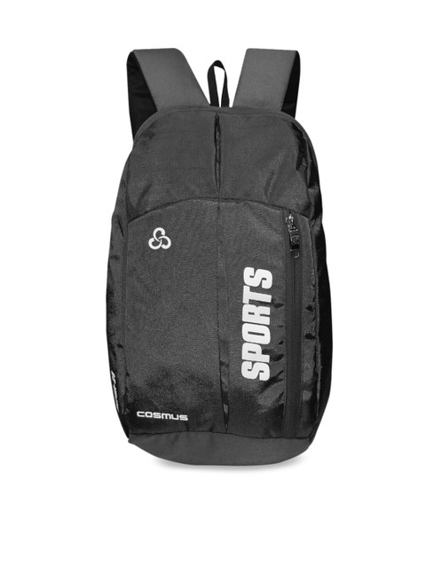 

COSMUS Unisex Black Solid Backpack