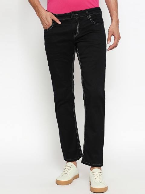 

Lawman pg3 Men Black Skinny Fit Mid-Rise Clean Look Jeans