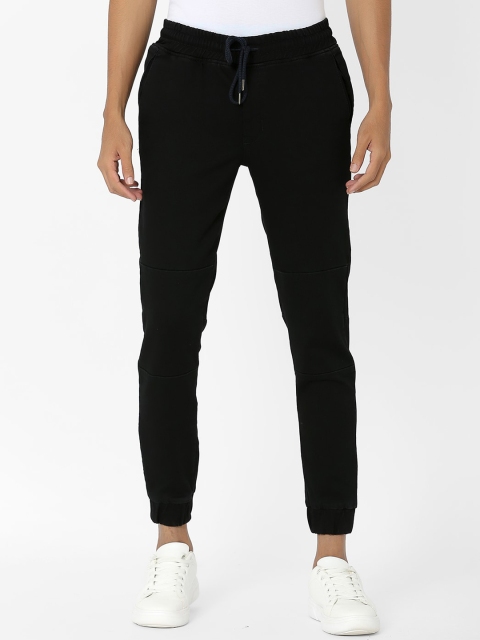 

MARCA Disati Men Black Slim Fit Mid-Rise Clean Look Jogger Jeans