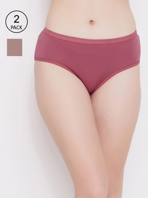 

Clovia Women Pack of 2 Assorted Sustainable Hipster Briefs COMPNC816