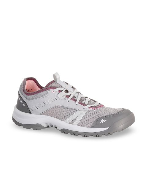 

Quechua By Decathlon Women Grey NH100 Hiking Shoes