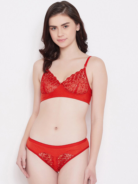 

ALIZA Red Lace Lingerie Set SET_RED-1.30_481828