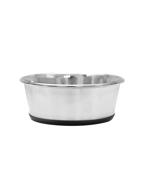 

HUFT Silver-Toned Bon Appetit Anti-Skid Pet Bowl