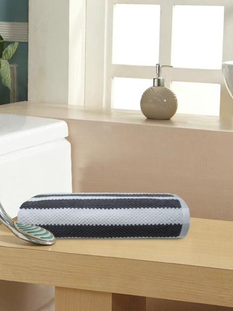 

Trident Grey & White Striped 500 GSM Bath Towel