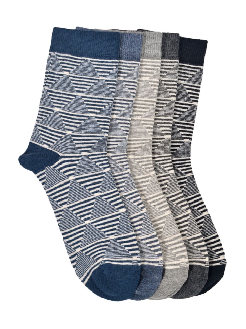 

VINENZIA Men Pack of 5 Assorted Above Ankle-Length Socks