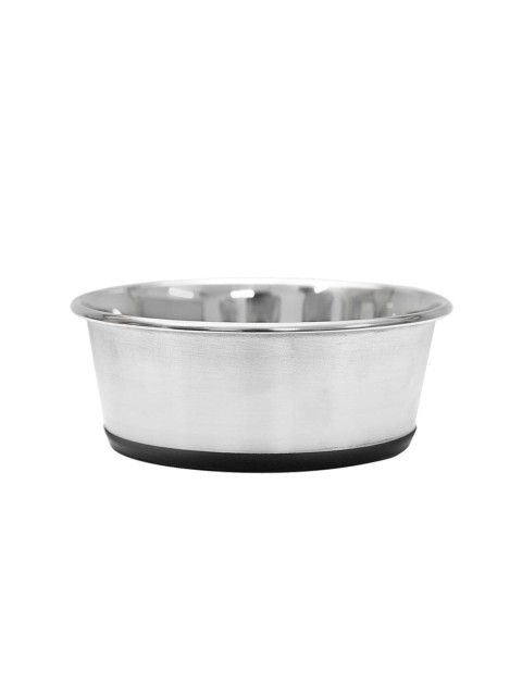 

Heads Up For Tails Silver-Toned Bon Appetit Pet Bowl