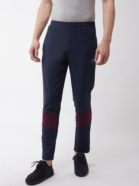 

Masch Sports Men Navy Blue Solid Slim Fit Track Pants