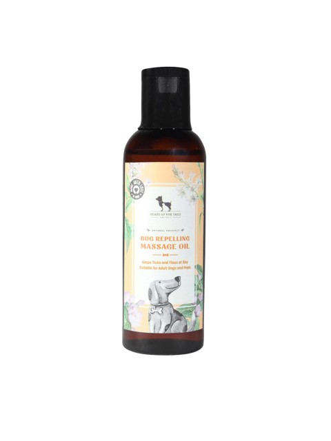 

HUFT Bug Repelling Massage Oil For Adult Dogs & Pups 100 ml, Black