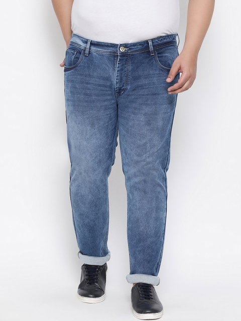FEVER Men Blue Slim Fit Mid-Rise Clean Look Stretchable Jeans