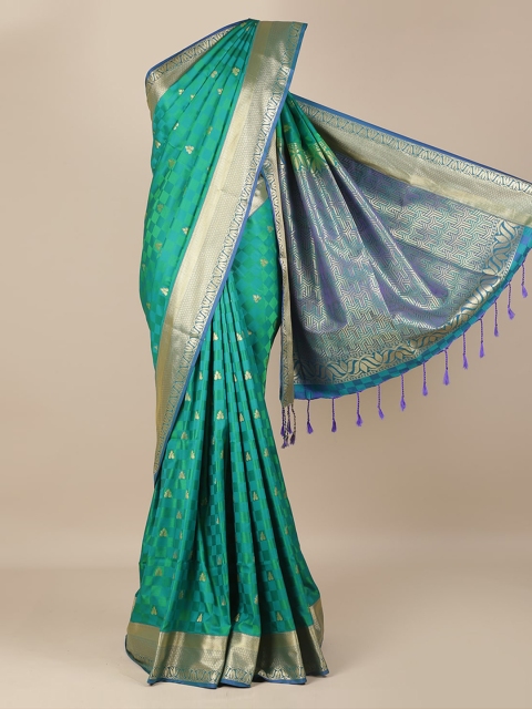 

Pothys Green Woven Design Saree