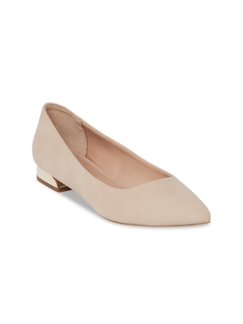 

Call It Spring Women Beige Solid Ballerinas