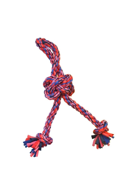 

Heads Up For Tails Multicoloured Twirly Trouble Rope Dog Toy, Multi