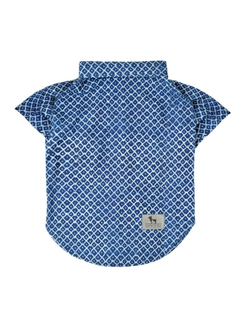 

Heads Up For Tails Blue Indie-Go Dotted Dog Shirt