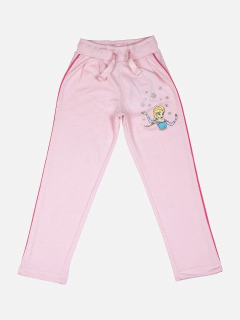 

Kids Ville Girls Pink Frozen Printed Lounge Pants
