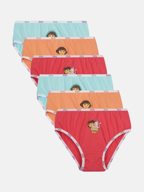 

Red Rose Girls Pack Of 6 Assorted Basic Briefs BABY-147