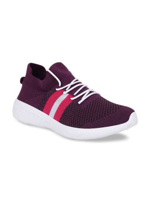 

M7 by Metronaut Women Purple Woven Design Sneakers