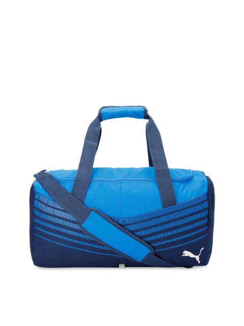 

Puma Unisex Blue Printed ftblPLAY Small Duffel Bag