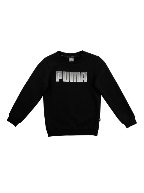

Puma Boys Black Printed Sweatshirt