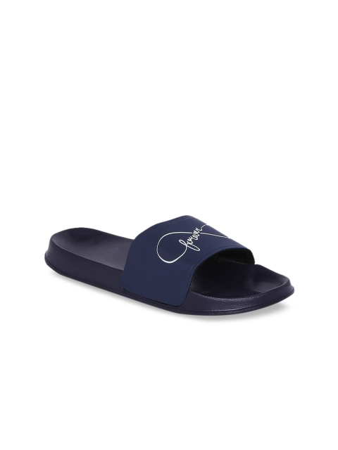 

Bewakoof Women Blue Printed Sliders