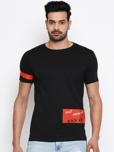 

Integriti Men Black Solid Round Neck T-shirt