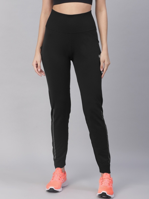 

ASICS Women Black Solid Slim-Fit KNIT Running Joggers