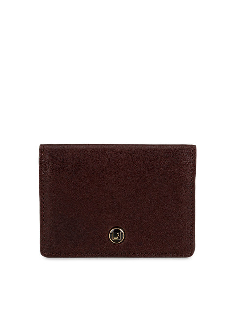 

Da Milano Men Brown Solid Card Holder