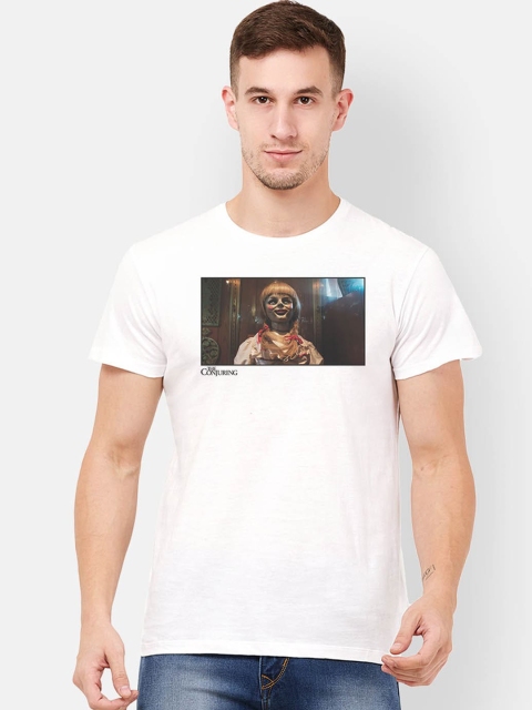 

Free Authority Conjuring printed White Tshirt for Men