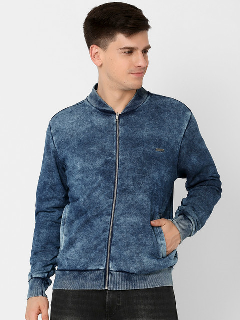 

MARCA Disati Men Blue Solid Sweatshirt