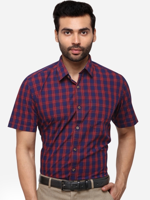 

JADE BLUE Men Multicoloured Tailored Fit Checked Casual Shirt, Multi
