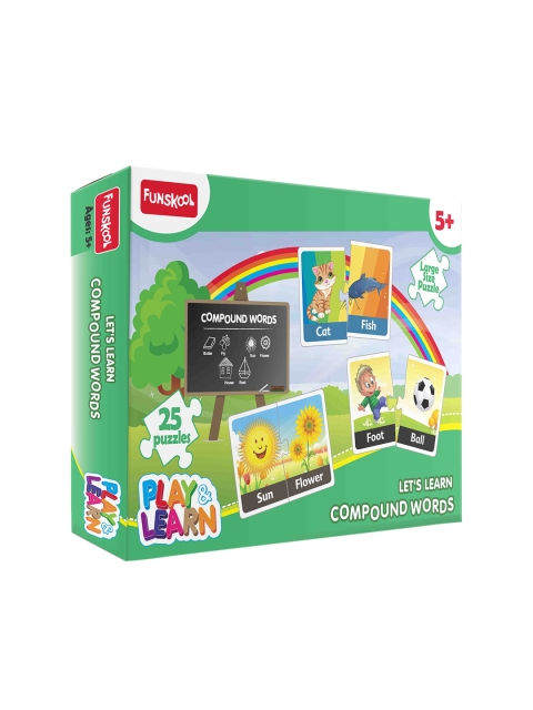 

Play & Learn Multicolored Compound Words Puzzle, Multi