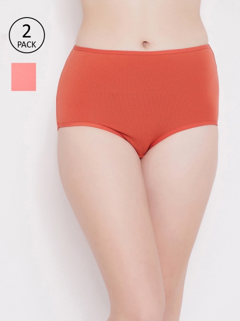 

Clovia Women Pack Of 2 Assorted Sustainable Hipster Briefs COMPNC855S