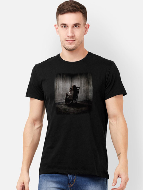 

Free Authority Conjuring printed Black Tshirt for Men