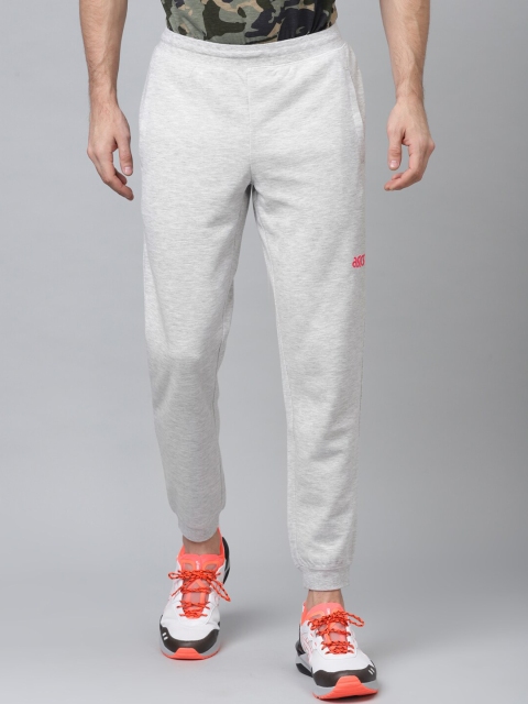

ASICS Men Grey Solid Slim-Fit Joggers
