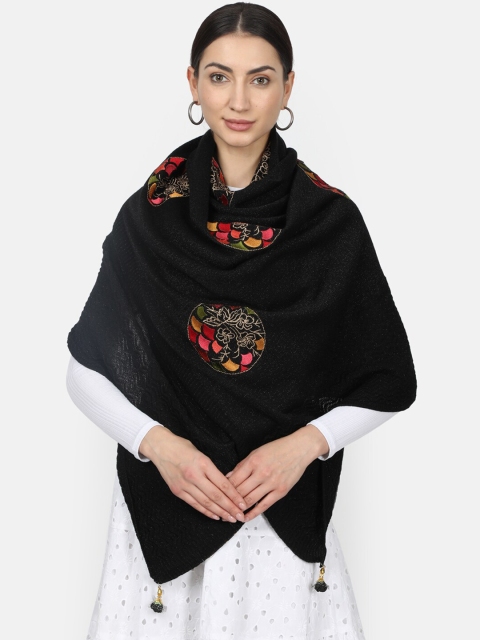 

Monte Carlo Women Black Printed Stole