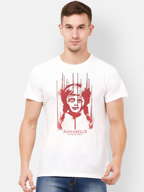 

Free Authority Annabelle printed White Tshirt for Men