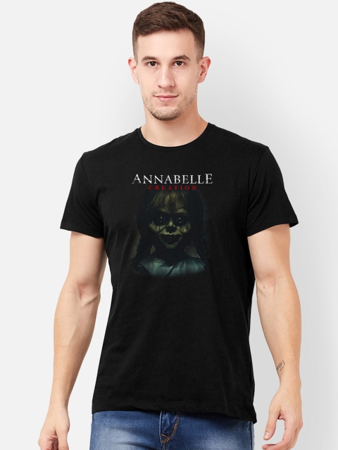 

Free Authority Annabelle printed Black Tshirt for Men