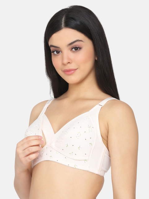 

MAMMA PRESTO Beige Printed Non-Wired Non Padded Maternity Nursing Bra MPF-27-C20