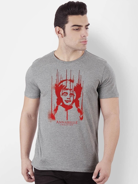 

Free Authority Annabelle printed Grey Tshirt for Men