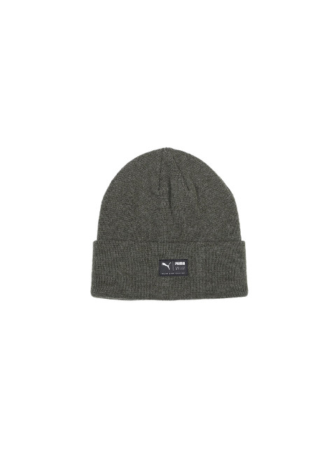 

Puma Unisex Olive Green Solid Beanie