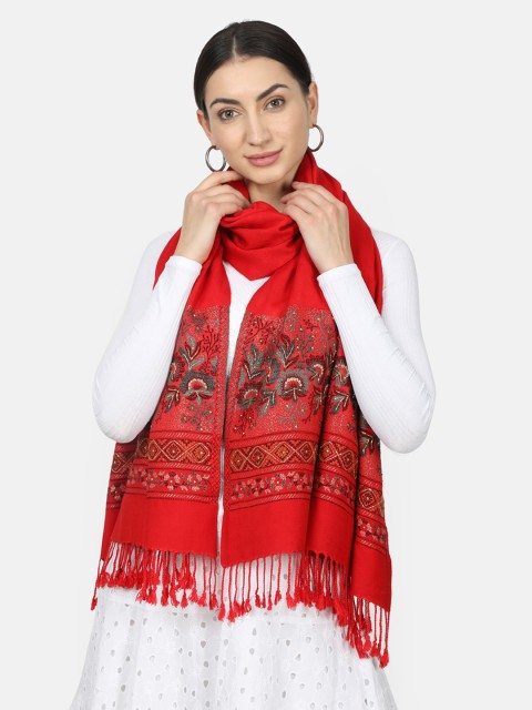 

Monte Carlo Women Red Printed Stole