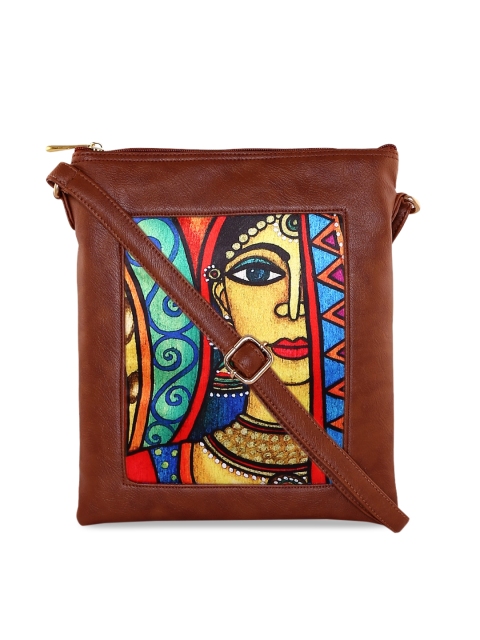 

All Things Sundar Multicoloured Printed Sling Bag, Multi