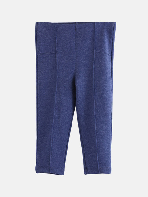 

Beebay Girls Blue Solid Treggings