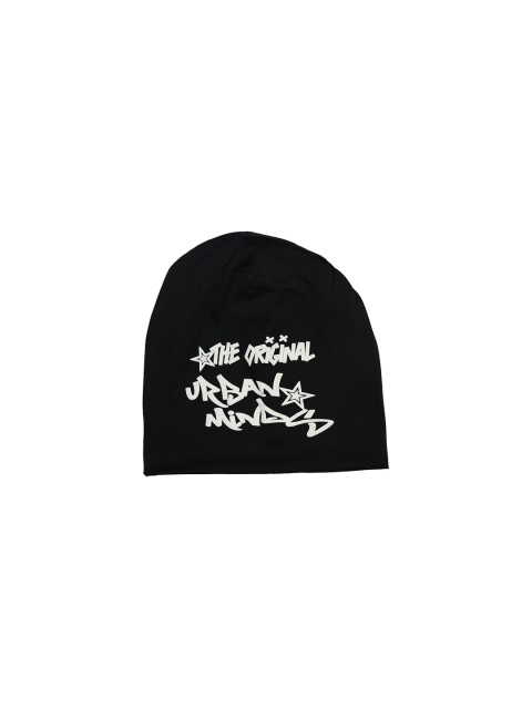 

iSWEVEN Unisex Black & White Printed Beanie