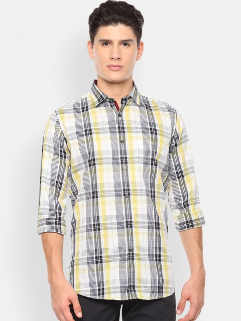 

Van Heusen Sport Men Multicoloured Slim Fit Checked Casual Shirt, Multi