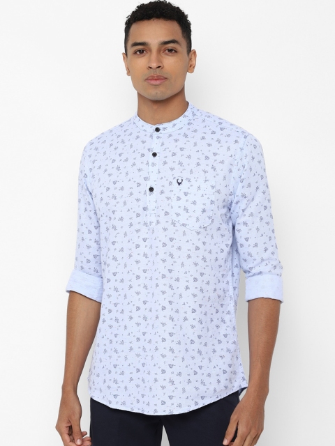 

Allen Solly Sport Men Blue Regular Fit Printed Cotton Casual Shirt