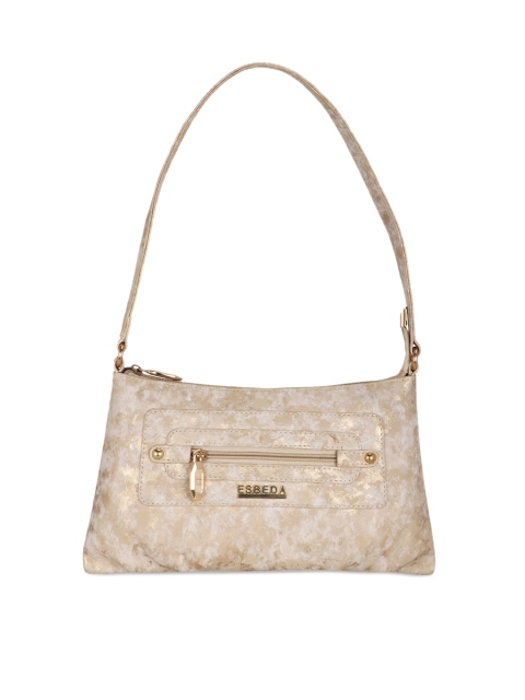 

ESBEDA Gold-Toned Printed Handheld Bag