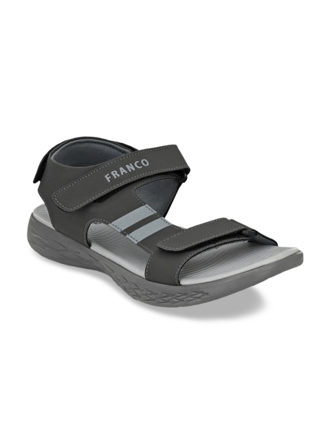 

Franco Leone Men Grey Sports Sandals