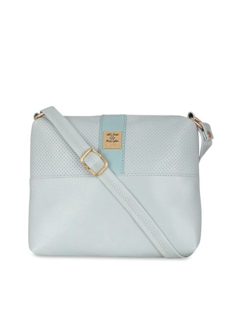 

ESBEDA Blue Textured Sling Bag